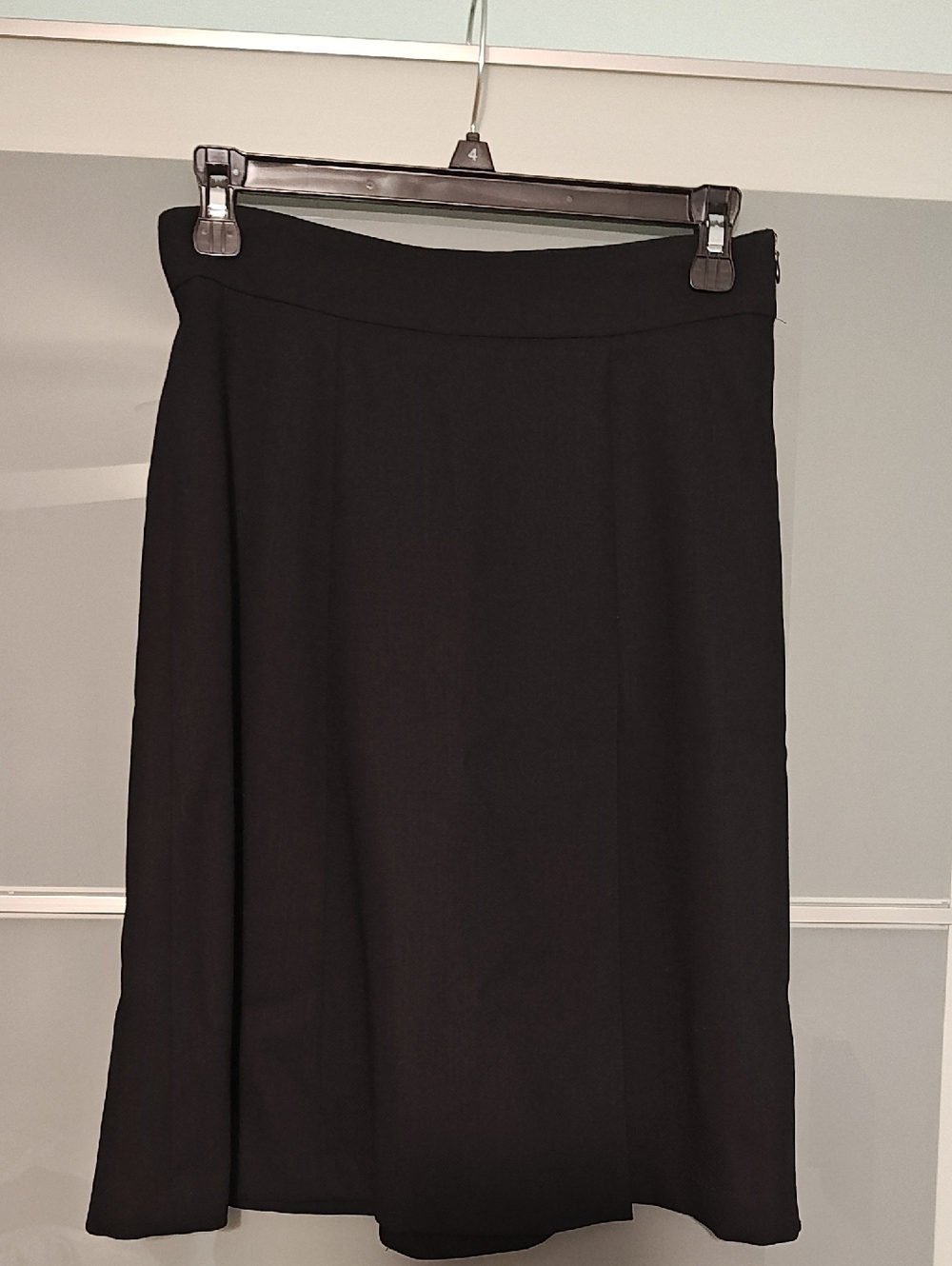 MaxMara Black Midi A-Line Skirt